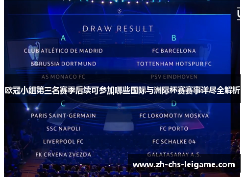 欧冠小组第三名赛季后续可参加哪些国际与洲际杯赛赛事详尽全解析